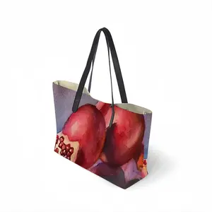 The Pomegranates Leather Shopping Hanbag