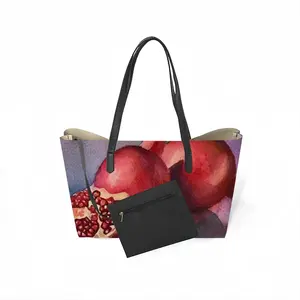 The Pomegranates Leather Shopping Hanbag