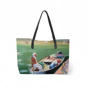 Summer Season Leather Shopping Hanbag