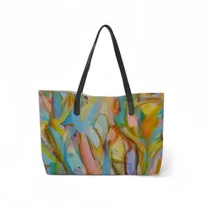 Flourish Code Leather Shopping Hanbag