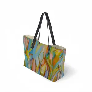 Flourish Code Leather Shopping Hanbag