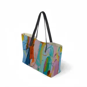 Revealed Spaces Leather Shopping Hanbag