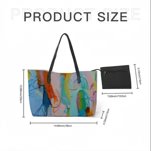 Revealed Spaces Leather Shopping Hanbag