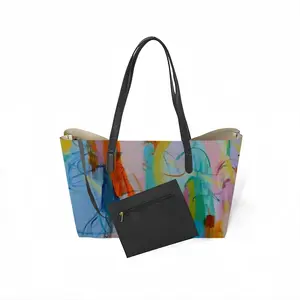 Revealed Spaces Leather Shopping Hanbag