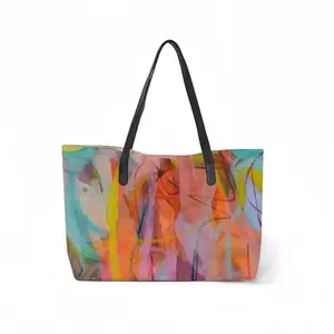 Luminous Freedom Leather Shopping Hanbag