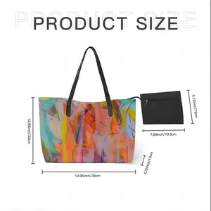 Luminous Freedom Leather Shopping Hanbag