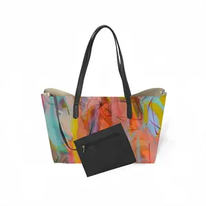 Luminous Freedom Leather Shopping Hanbag