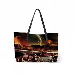 Island Escape Leather Shopping Hanbag