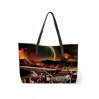 Island Escape Leather Shopping Hanbag