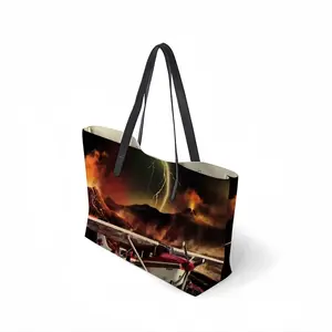 Island Escape Leather Shopping Hanbag