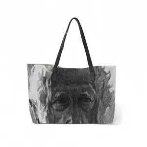 Old Man Jerry Leather Shopping Hanbag