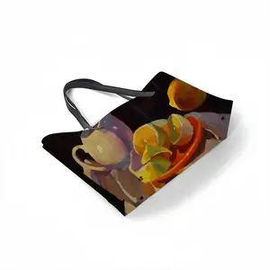 Still Life With Lemon Leather Shopping Hanbag