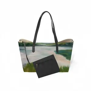 Lake Leather Shopping Hanbag