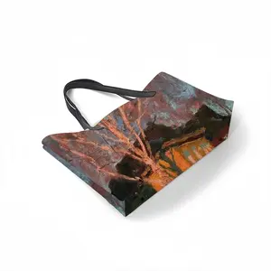 Autumn Sunset Leather Shopping Hanbag