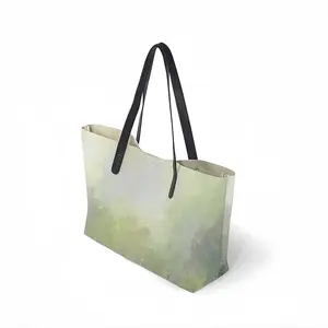 Mist On The Shore Leather Shopping Hanbag