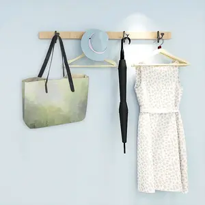 Mist On The Shore Leather Shopping Hanbag