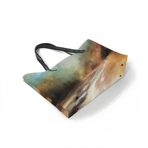 The Light Of Joy Leather Shopping Hanbag