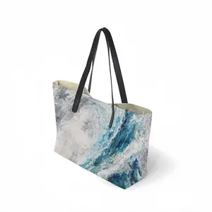 Liquid Language Leather Shopping Hanbag