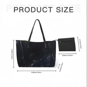 Midnight Canopy Leather Shopping Hanbag