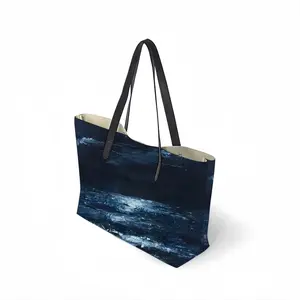 Moonlit Leather Shopping Hanbag