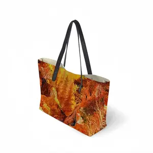 Through The Valleys Leather Shopping Hanbag