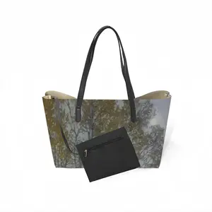 Autumn Sun Leather Shopping Hanbag