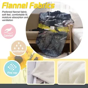 Dissident Flannel Blanket (Multi-Size, Vertical)