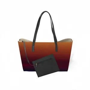 Landscape #047 Leather Shopping Hanbag