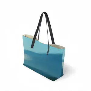 Landscape #008 Leather Shopping Hanbag