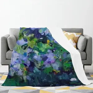 Infinite Garden #13 Flannel Blanket (Multi-Size, Vertical)