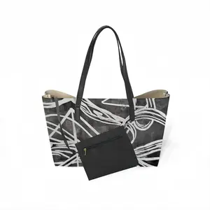 Forbidden Colours Leather Shopping Hanbag