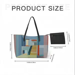 Stage Leather Shopping Hanbag