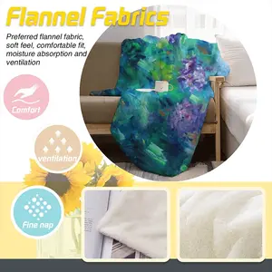 Floral Obsession Flannel Blanket (Multi-Size, Vertical)