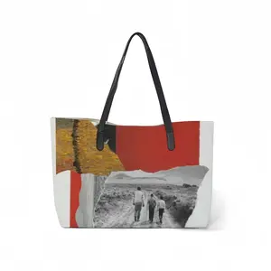 Go Into The Sunset Leather Shopping Hanbag