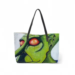 Red Eyed Yahwen Leather Shopping Hanbag