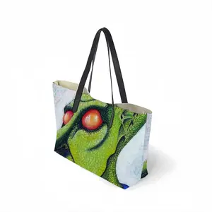 Red Eyed Yahwen Leather Shopping Hanbag