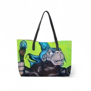 Bubble Wizard Leather Shopping Hanbag