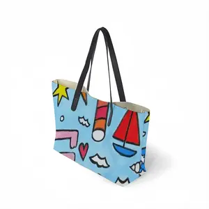 Seaside Leather Shopping Hanbag