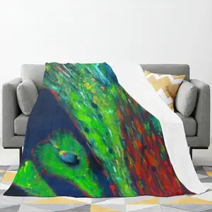 Cellular Universe Flannel Blanket (Multi-Size, Vertical)