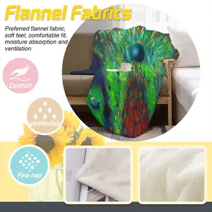 Cellular Universe Flannel Blanket (Multi-Size, Vertical)