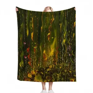 Cellular Universe M Flannel Blanket (Multi-Size, Vertical)