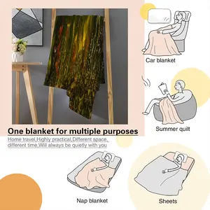 Cellular Universe M Flannel Blanket (Multi-Size, Vertical)