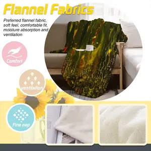 Cellular Universe M Flannel Blanket (Multi-Size, Vertical)