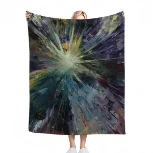 Chaos In The Space Flannel Blanket (Multi-Size, Vertical)