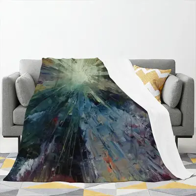 Chaos In The Space Flannel Blanket (Multi-Size, Vertical)