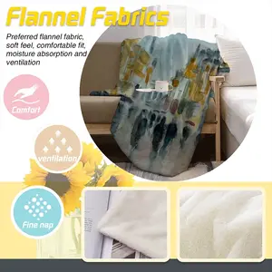 Rain Flannel Blanket (Multi-Size, Vertical)