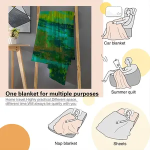 At Low Tide Flannel Blanket (Multi-Size, Vertical)