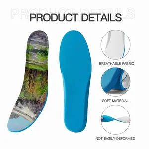 Men Impressionist Snow Mountains Insole