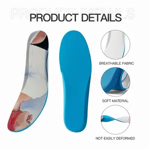 Men Drama - Pink White Office Art Insole