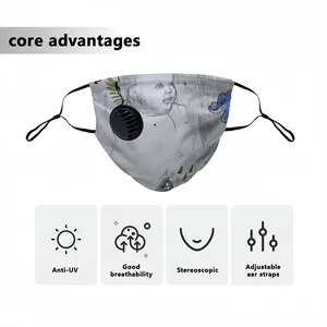 Baby - Drawing Pencil Respirator Valve Mask